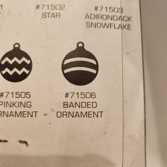 Christmas Ornament Jumbo Hole Punch Emagination paper Scrapbook Craft Shapes - Picture 8 of 8